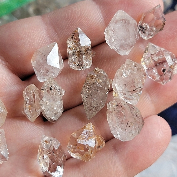 🌟🤩 Sale 10pcs. Herkimer Diamond Crystal Lot Bundle Random 10x Natural Crystals - Picture 9 of 9